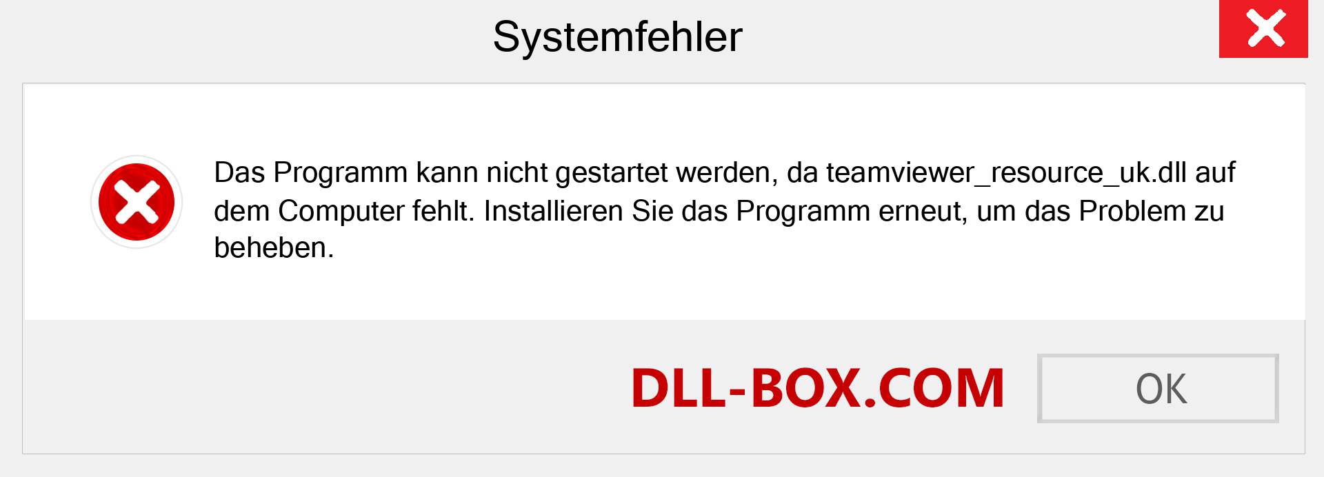 teamviewer_resource_uk.dll-Datei fehlt?. Download für Windows 7, 8, 10 - Fix teamviewer_resource_uk dll Missing Error unter Windows, Fotos, Bildern